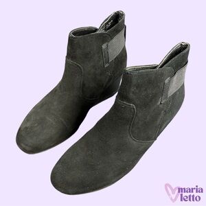 Bull Boxer Leather and Suede Booties, 7.5, EUC